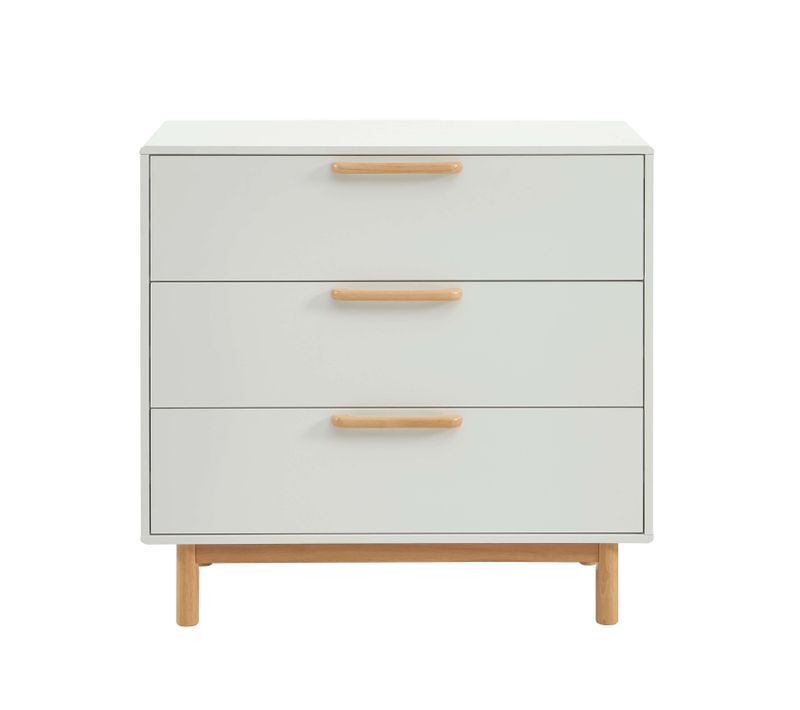 Commode Enfant Rome Blanc 3 Tiroirs 90cm