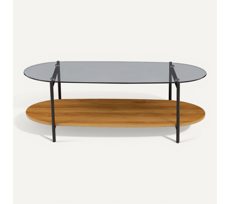 Table Basse Costa Effet Chêne