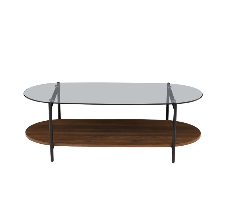 Table Basse Costa Effet Noyer