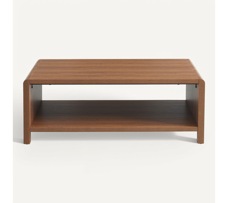 Table Basse Utica Effet Noyer