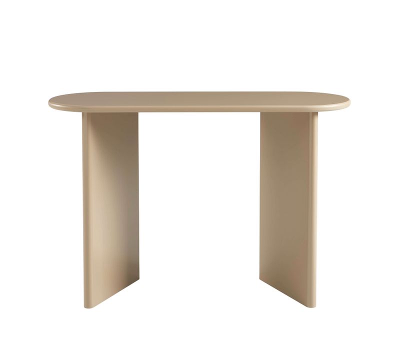 Console Karia Effet Laqué Caramel