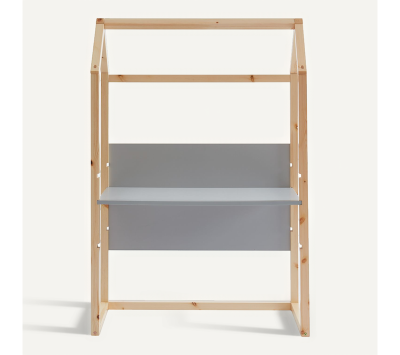 Bureau Enfant Cabane Tiny Gris Évolutif