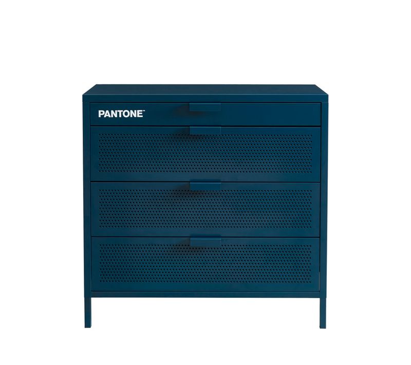 Commode 4 Tiroirs En Métal Pantone L80cm