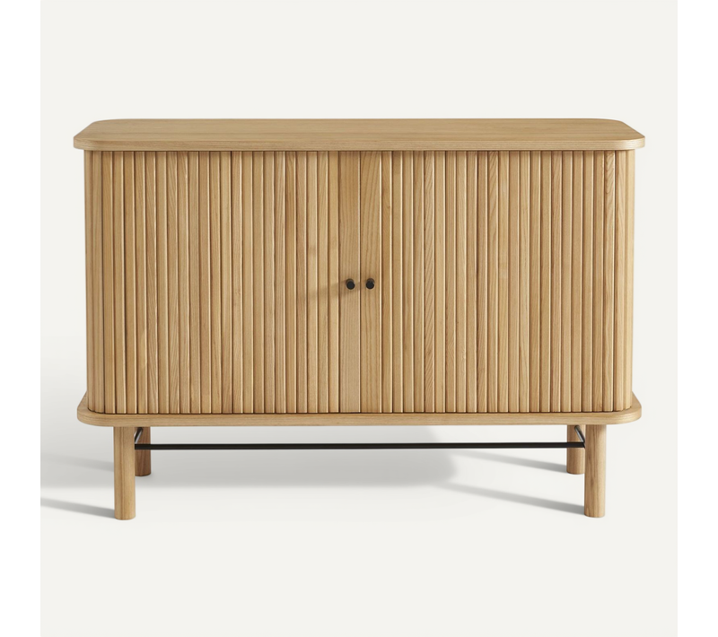 Buffet Ernest Frêne Portes Tambour 110cm
