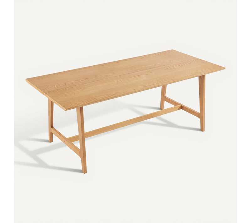 Table À Manger Perrette Placage Chêne 200cm