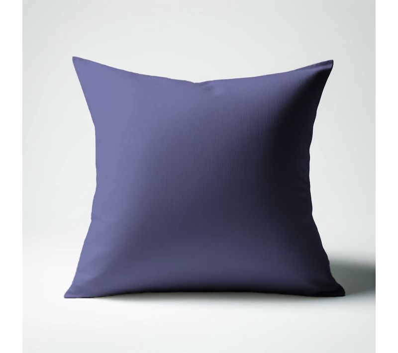 Taie D'oreiller Percale Coton Tertio® Bleu - 50 X 70 cm Sans Volant