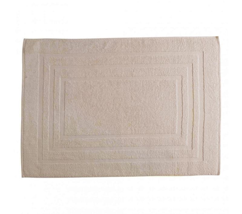 Tapis De Bain En Éponge 750 gm² Tertio® Beige Ficelle - 50 X 75 cm