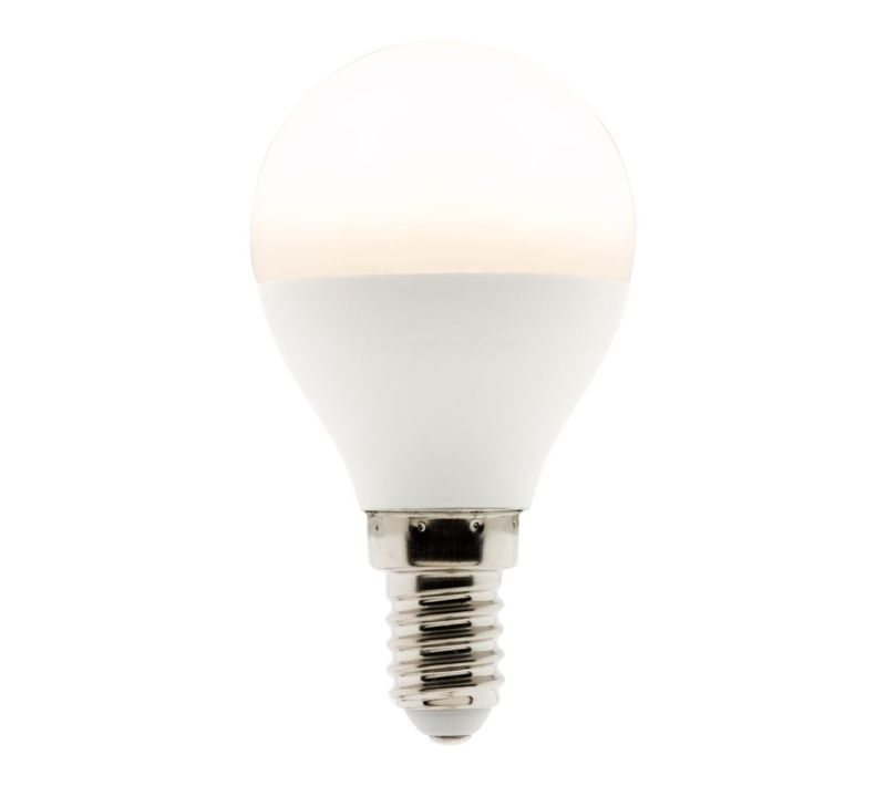 Ampoule LED Sphérique E14 5,2w - Blanc Chaud - 470lm 2700k - Zenitech