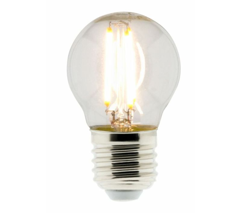 Ampoule Déco Filament LED Sphérique 4w E27 470lm 2700k - Blanc Chaud - Zenitech