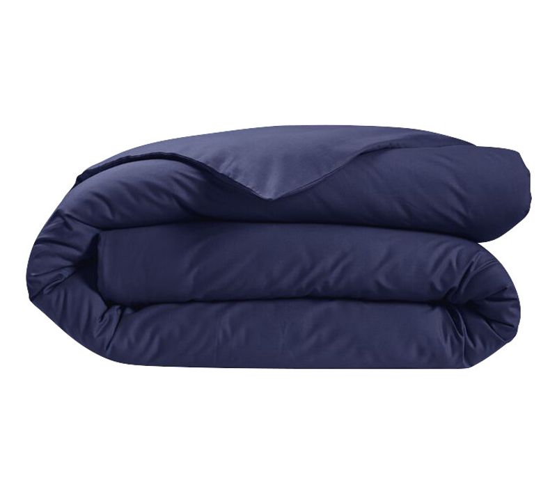 Housse de couette 240x260 cm DODO PERCALE BLEU MARINE