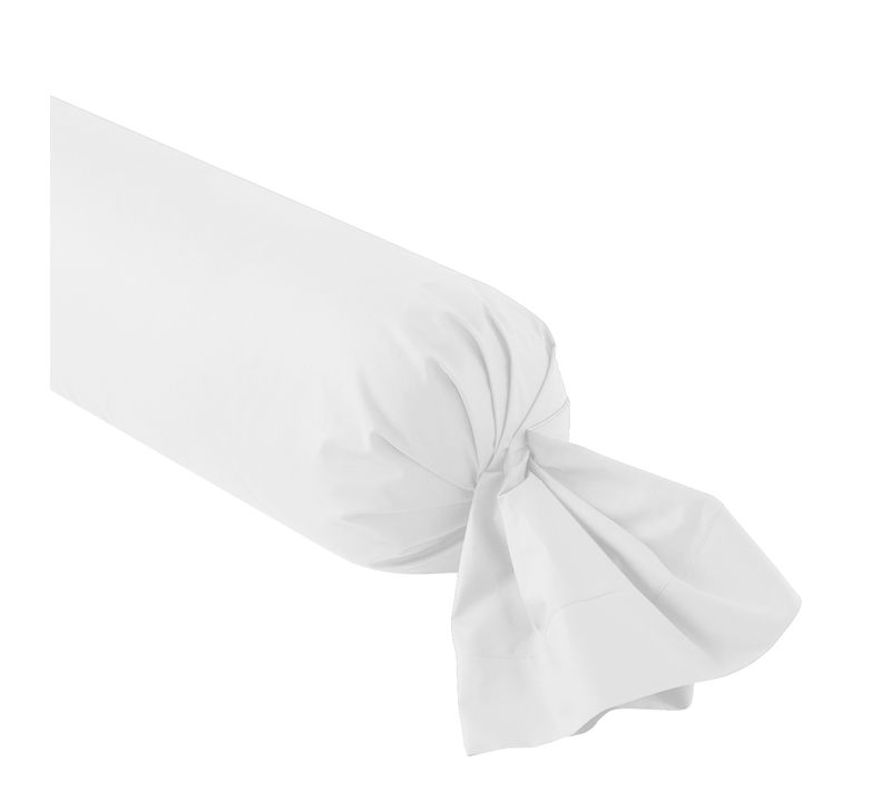 Taie De Traversin Studio Coton Blanc 160 Cm Blanc