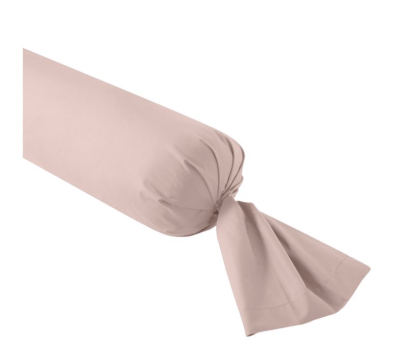 Taie De Traversin Influence Percale Litchi 160 Cm Rose