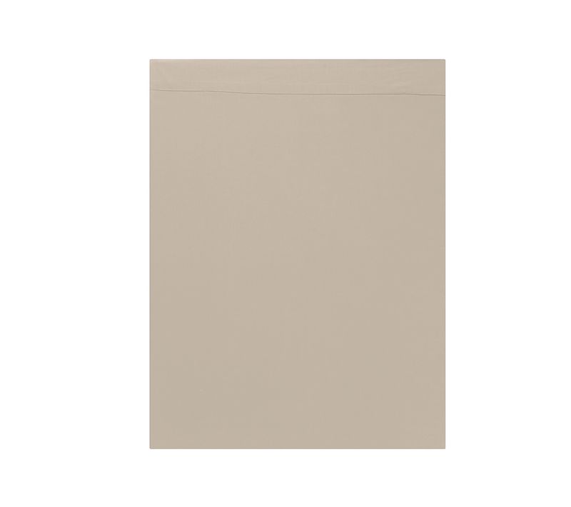 Drap Plat Studio Coton Sable 270 X 310 Cm Beige