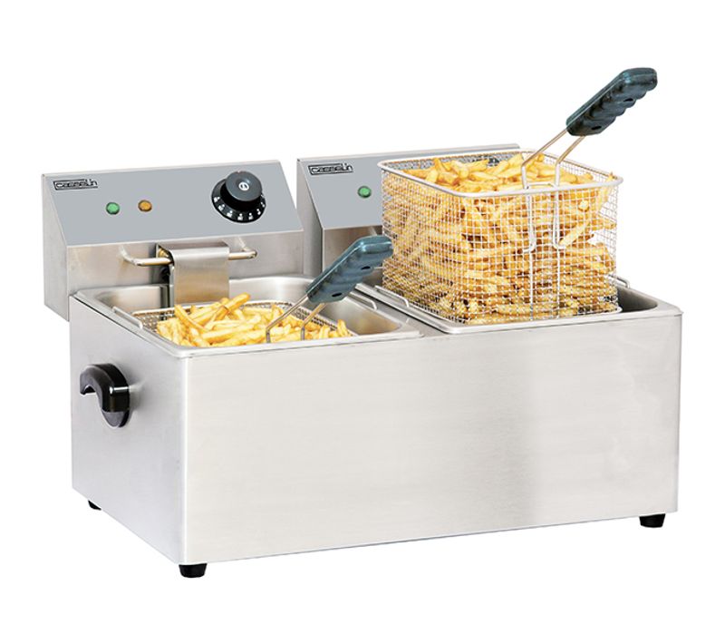 Friteuse Électrique 2x4l 4000w - Cfe42