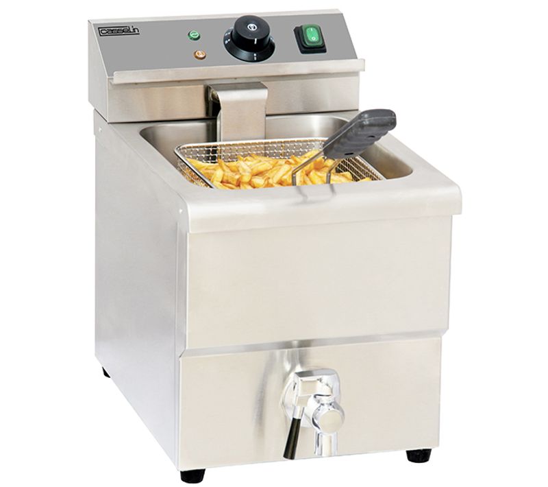 Friteuse Électrique 8l 3250w Avec Vanne De Vidange - Cfev8