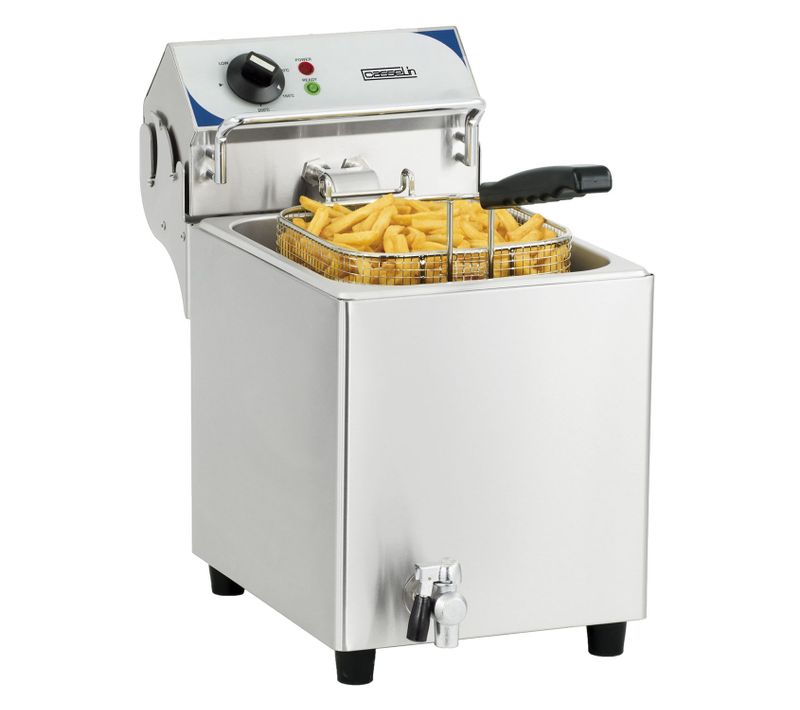 Friteuse Électrique 7l 2800w Avec Vanne De Vidange - Cfev7
