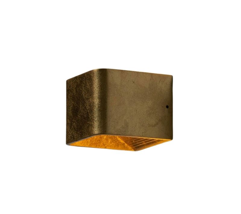 Éclairage Mural à LED 6w - Doré 10 Cm - Quadra