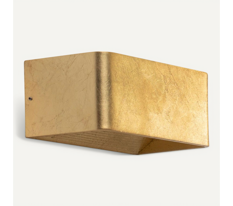 Applique Murale Feuille D'or LED - 20 Cm - Quadra