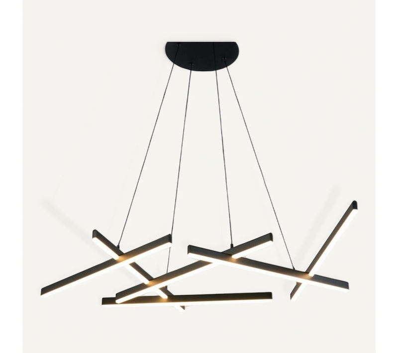 Suspension LED Design À Barres Entrecroisées - Taranto