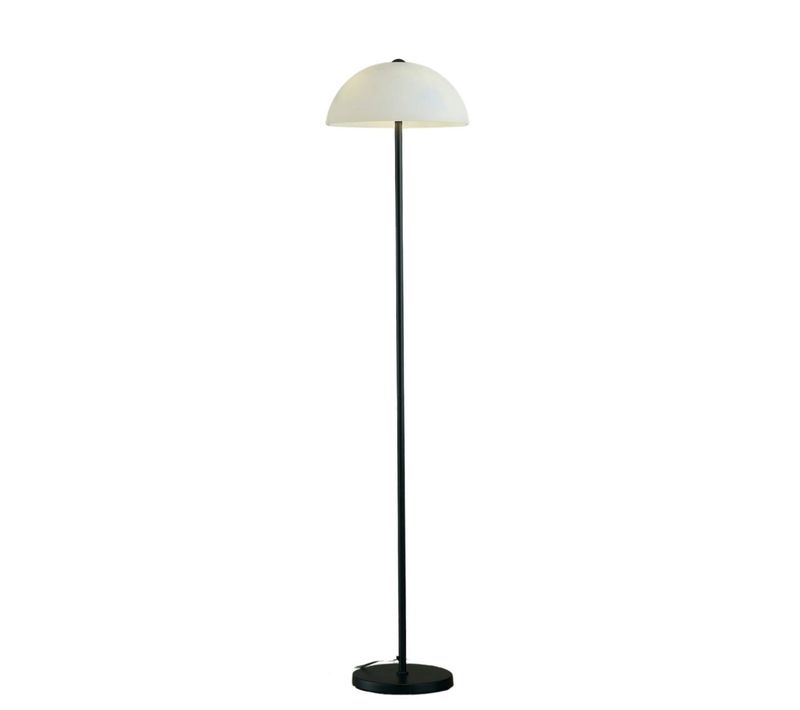 Élégant Lampadaire Minimaliste Abat-jour En Verre - Melito