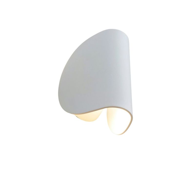 Applique Blanche Aluminium Orientable Ip54 - Notte