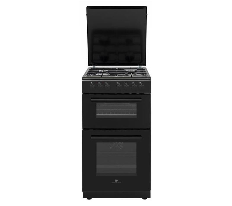 Cuisiniere Gaz  Cecdf5060b3 -  4 Feux - Noir - L50 Xp60 X H90 Cm