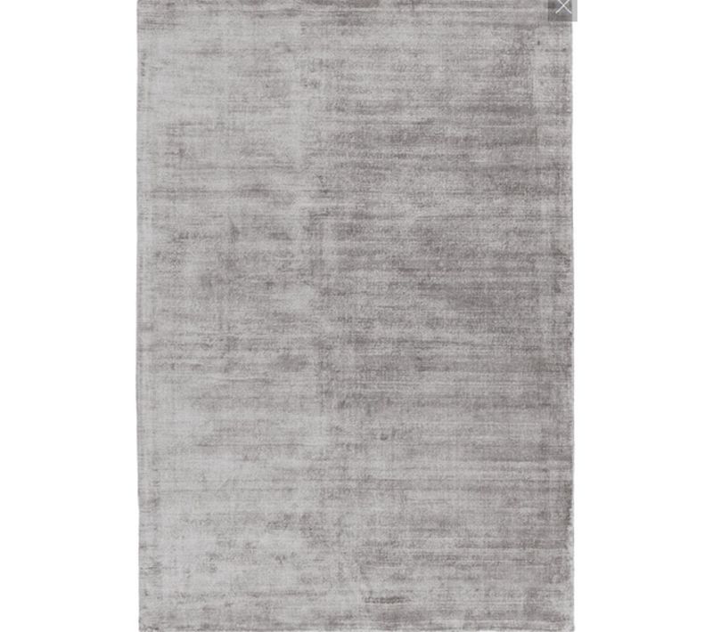Tapis De Salon Lame En Viscose - Argent - 120x170 Cm