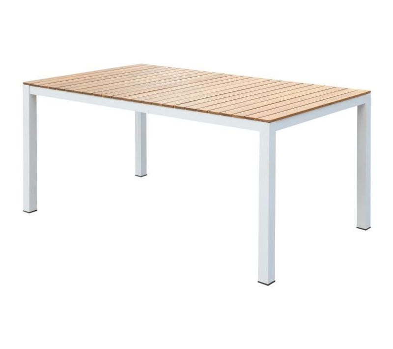 Table De Jardin Rectangulaire En Bois D'acacia - 6 Personnes - L160 X P90 X H75 Cm - Narel