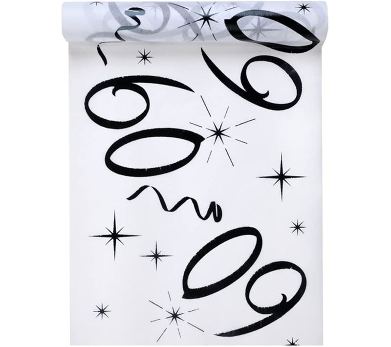 Chemin De Table Décoratif En Non-tissé 60 Ans - Santex