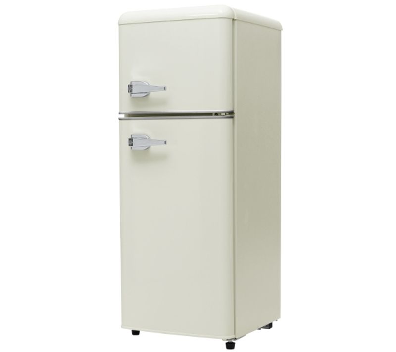 Réfrigérateur-congélateur combiné, deux portes, volume total de 92l, éclairage LED