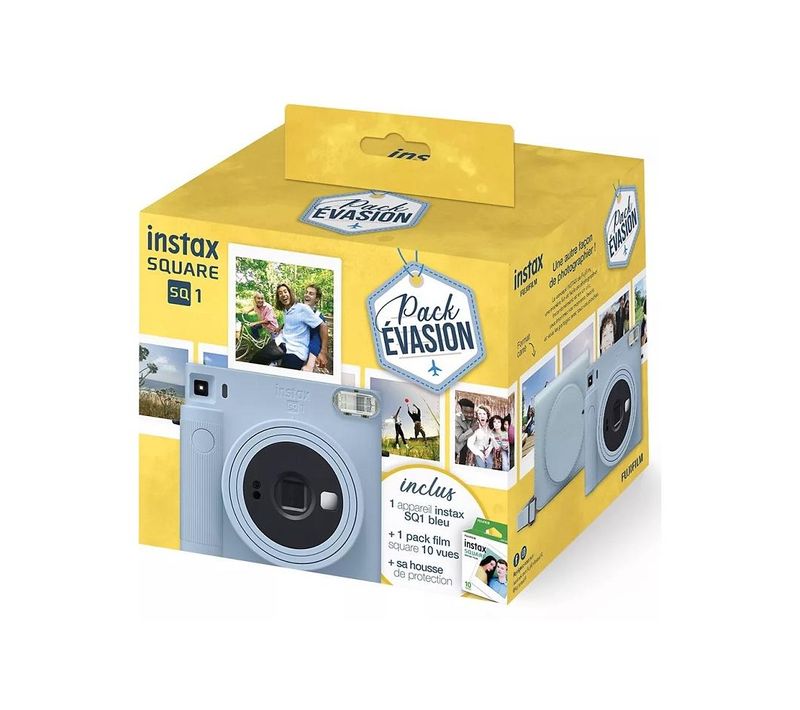 Appareil Photo Instantané Fujifilm Instax Sq 1 Bleu Pack Evasion