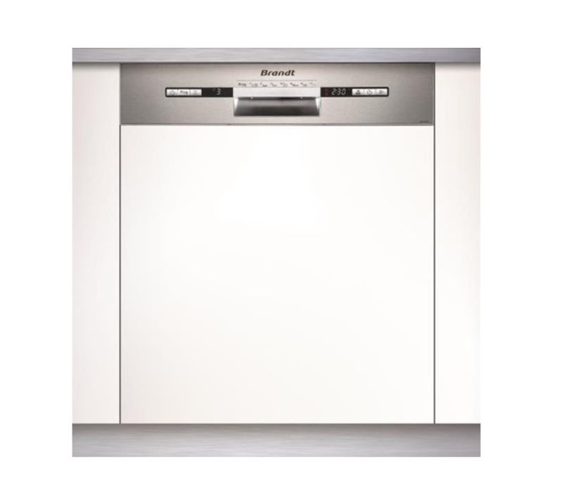 Lave-vaisselle 60 cm 12 couverts 47db Intégrable Avec Bandeau Inox - Vh1772x