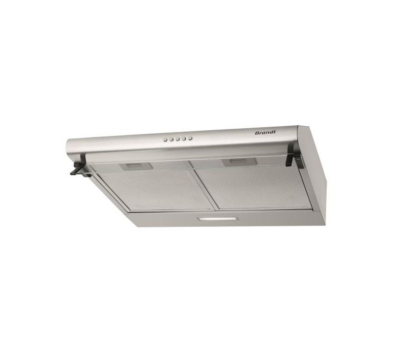 Hotte visière BRANDT BHC9602X 60 cm inox