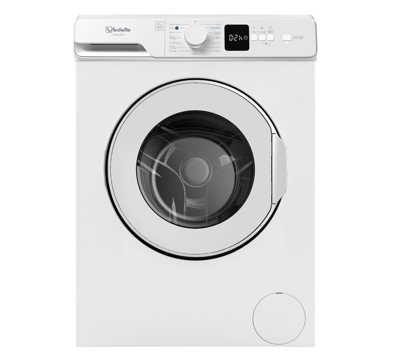 Lave-linge Hublot 8 kg 1400 trs/mn - Lfv284qw Blanc