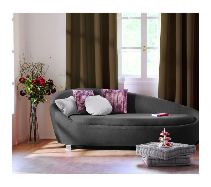 Rideau Uni Occultant Avec Oeillets - 140 X 240 Cm - Marron