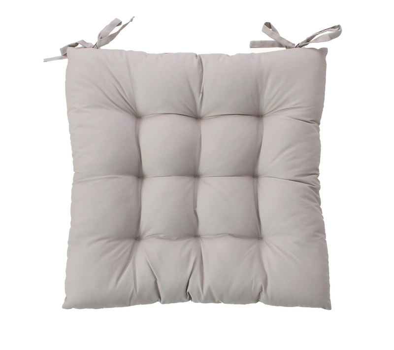 Galette De Chaise Piquée - 38x38 Cm - Naturel