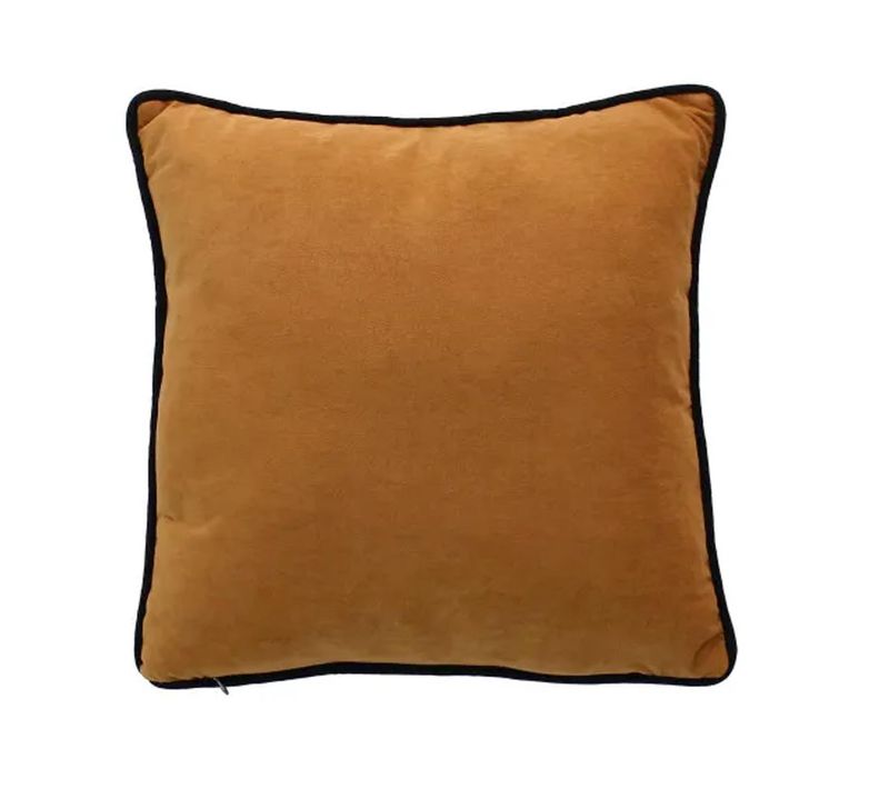 Coussin Déco En Velours "java" 40x40cm Café
