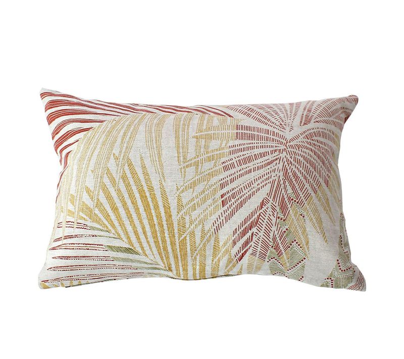 Coussin Déco Imprimé "majorelle" 30x50cm Multicolore