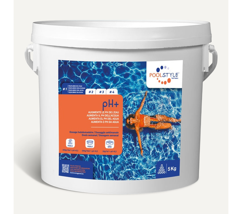 Ph + En Poudre 5kg - Poolstyle - Psl-500-0010