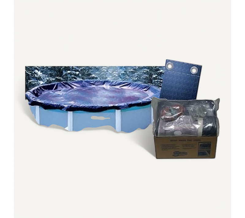 Bâche D'hiver Ronde D.5,48m Pour Piscine Hors Sol 0330011 3