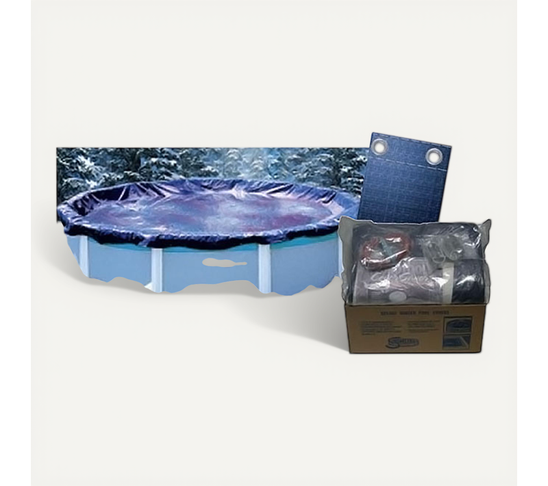 Bâche D'hiver Ovale 3,65x7,31m Pour Piscine Hors Sol 0330011 5