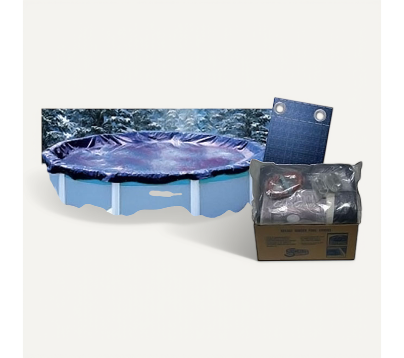 Bâche D'hiver Ovale 4,57x9,14m Pour Piscine Hors Sol Co81833
