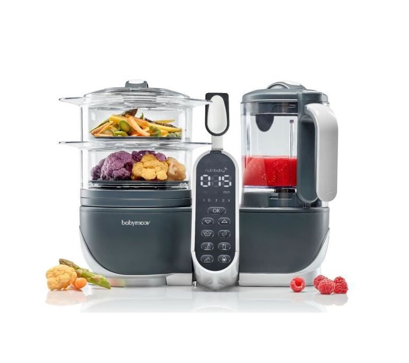 Robot Cuisine Bébé Nutribaby Industrial Grey