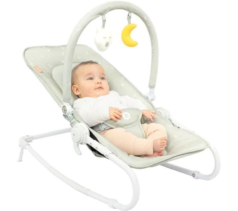 Transat Pliable Et Ultra Compact , Arche De Jeux, Lichen / Vert D'eau