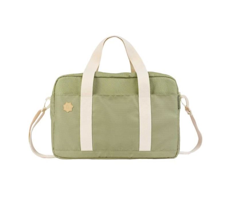 Sac à Langer Bowling - Grande Contenance 20l - Plan à Langer Et Attaches-poussette Inclus, Olive