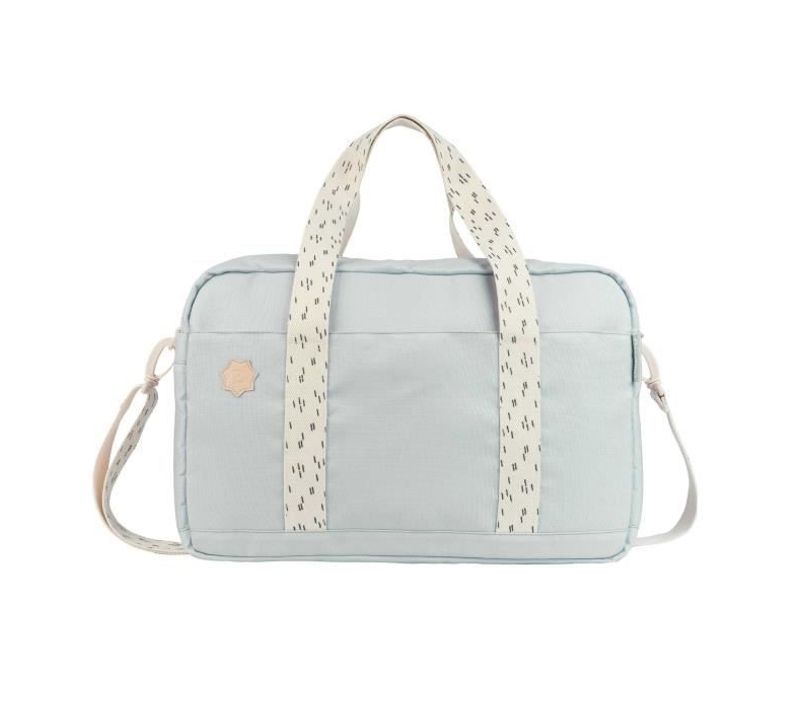 Sac à Langer Bowling - Grande Contenance 20 L - Plan à Langer Et Attaches-poussette Inclus, Gris