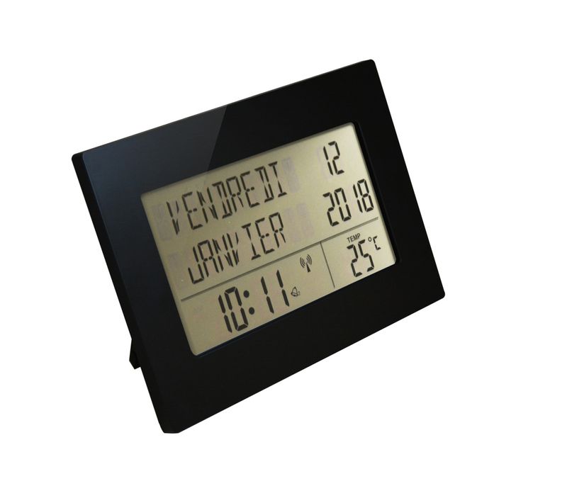 Horloge Calendrier Radio Contrôlée Memento