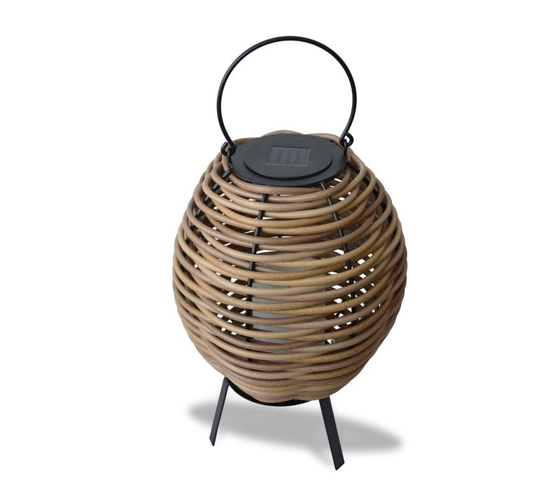 Lanterne Solaire Tressée Alicia H33cm