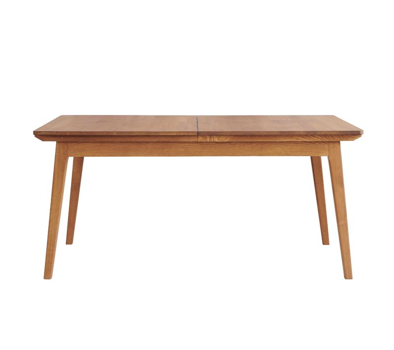 Table à Manger Extensible En Bois Massif Noir 6/12 Places L160/240 - Mallet