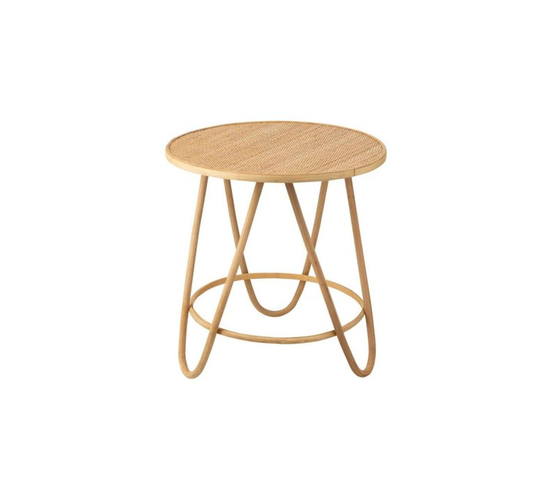 Table Basse Ronde En Rotin Naturel D60 - Taro